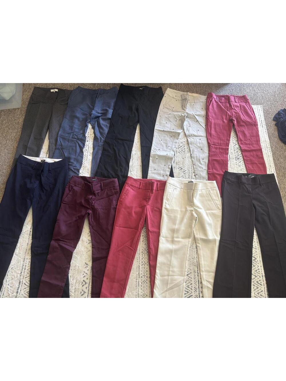 Women's Pants Lot Assorted Colors Size 0